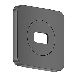 hansgrohe Axor ShowerSphere Rosette 39769330 120/120 softsquare, polished black chrome