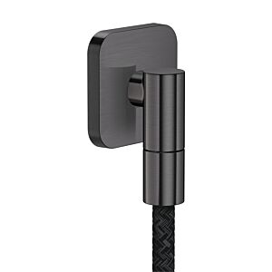 hansgrohe AXOR Wandanschluss 36739340 softsquare G1/2" Brushed Black Chrome