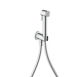 hansgrohe AXOR Bidette Showers Bidette Shower Head 29240000 1 spray type round for cold water with shower head holder and shower hose 1.25 m, chrome