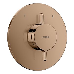 hansgrohe AXOR One Mischer 48415300 Unterputz für 2 Funktionen, polished red gold