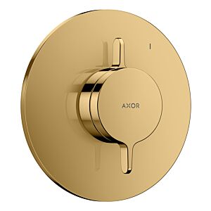 Mitigeur encastré Hansgrohe AXOR One 48615990, 1 sortie, aspect or poli