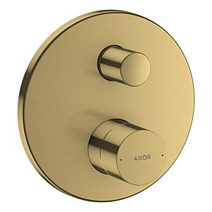hansgrohe Axor Uno Fertigmontageset 45407950 Unterputz-Wannenarmatur, Zerogriff, mit integrierter Sicherungskombination, brushed brass