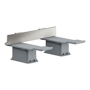 hansgrohe Axor adapter set 42870800 stainless steel look