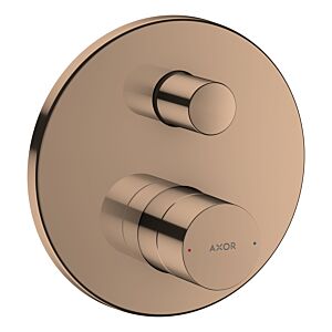 hansgrohe Axor Uno trim set 45407300 concealed bath mixer, zero handle, with integrated safety combination, polished red gold