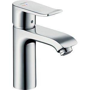 hansgrohe Metris 110 Waschtisch Armatur 31121000 chrom, mit Kaltwasser in Mittelposition