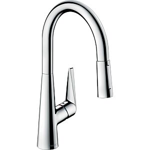 hansgrohe Talis S 200 Küchenarmatur 72813000 chrom, herausziehbare Brause