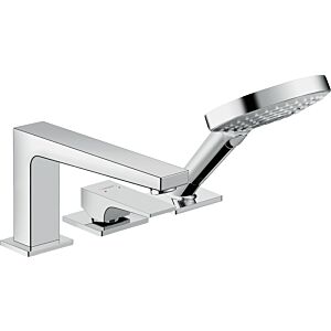 Hansgrohe Metropol 3-Loch Wannenarmatur 32550000 chrom, mit Zungengriff