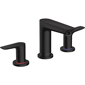 hansgrohe Talis E hansgrohe 3 trous 71733670 avec garniture de vidage, noir mat