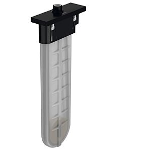 hansgrohe sBox Wannenrandset 28010670 mattschwarz, eckig, für Wannen- und Fliesenrand