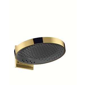 hansgrohe Rainfinity Kopfbrause 26234990 3jet, mit Wandanschluss, Ausladung: 273 mm, polished gold optic