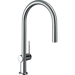 hansgrohe Talis M54 -210 mélangeur de cuisine 72802000 avec bec extractible 1jet, chrome