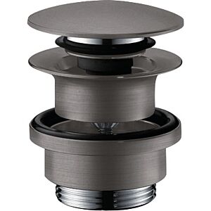 hansgrohe Ablaufgarnitur 50100340 brushed black chrome, G 1 1/4, Messing