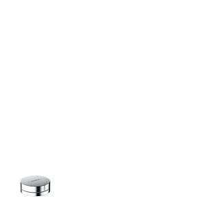 hansgrohe device shut-off valve 72841800 d= 48mm, round, stainless steel finish