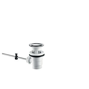 hansgrohe Ablaufventil Kunststoff 92168000 mit Edelstahl Blende