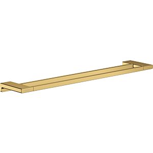 hansgrohe AddStoris Badetuchhalter 41743990 longueur 648mm, double, montage mural, métal, optique or poli