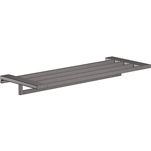 hansgrohe AddStoris porte-serviettes 41751340 longueur 648mm, avec porte-serviettes , montage mural, métal, chrome noir brossé