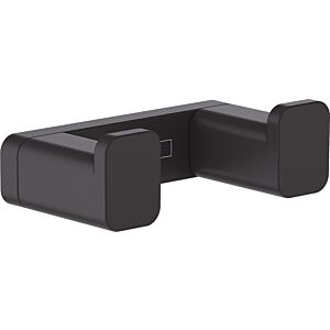 hansgrohe AddStoris Doppelhaken 41755670 Wandmontage, Metall, mattschwarz