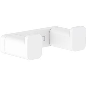 hansgrohe AddStoris Doppelhaken 41755700 Wandmontage, Metall, mattweiß