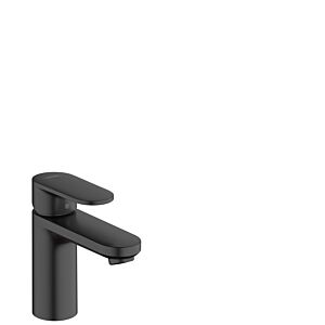 hansgrohe Vernis Blend 100 Waschtischarmatur 71585670 CoolStart, mit Zugstangen-Ablaufgarnitur, mattschwarz