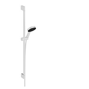 hansgrohe Pulsify Select S shower set 24170700 3jet, relaxation, with shower bar 90cm, matt white