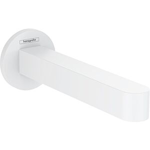 hansgrohe Finoris Wanneneinlauf 76410700 Wandmontage, Ausladung 174mm, mattweiß