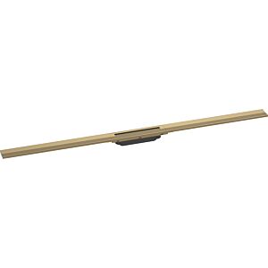 hansgrohe RainDrain Flex caniveau de douche 56047140 120cm, set de finition, peut être raccourci, bronze brossé