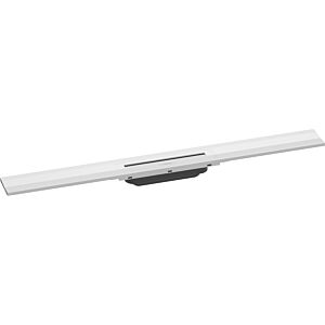 hansgrohe RainDrain Flex shower channel 56051700 80cm, finish set, can be shortened, for wall mounting, matt white