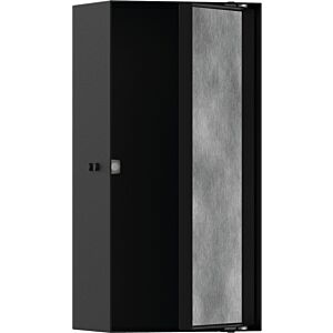 hansgrohe XtraStoris niche murale 56082670 30x15x10cm, avec porte à carreler, noir mat