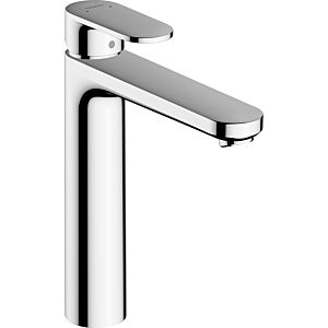 hansgrohe Vernis Blend 190 Waschtischarmatur 71572000 mit isolierter Wasserführung und Zugstangen-Ablaufgarnitur, chrom