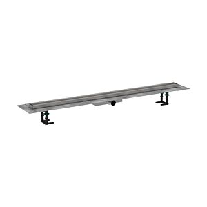 hansgrohe RainDrain Compact Komplettset Duschrinne 56173000 für flache Installation, befliesbar, 1200 mm, chrom
