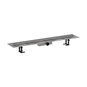 hansgrohe RainDrain Compact Komplettset Duschrinne 56183000 für Standardinstallation, befliesbar, 1000 mm, chrom