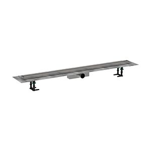 hansgrohe RainDrain Compact set complet caniveau de douche 56185000 pour installation standard, à carreler, 1200 mm, chromé