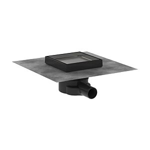 hansgrohe RainDrain vidange complète à point de consigne 56249800 150 x 150 mm, finition acier inoxydable