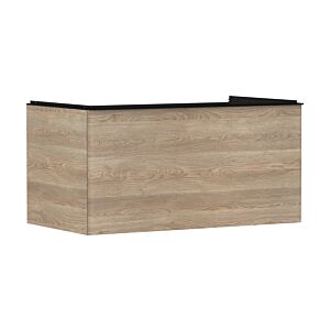 hansgrohe Xelu Q vanity unit 54060670 980x485x550mm, with drawer, natural oak, matt black