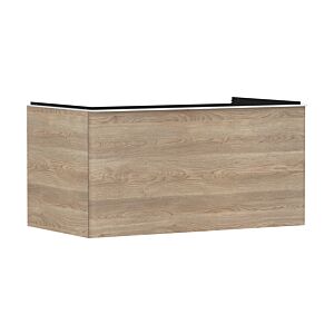 hansgrohe Xelu Q vanity unit 54060700 980x485x550mm, with drawer, natural oak, matt white