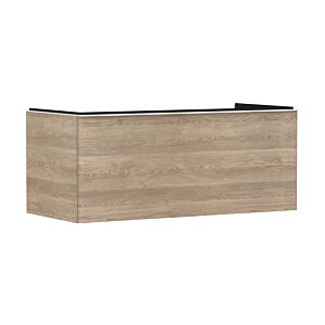 hansgrohe Xelu Q vanity unit 54064700 1180x485x550mm, drawer, natural oak, matt white