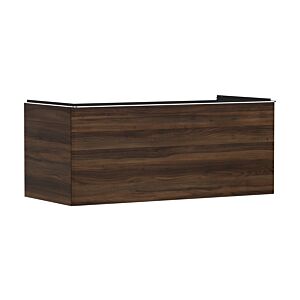 hansgrohe Xelu Q vanity unit 54065000 1180x485x550mm, drawer, dark walnut, chrome