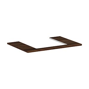 hansgrohe Xelu Q Konsole 54094630 780 x 550 mm, Ausschnitt 500 x 480 mm, Nussbaum dunkel