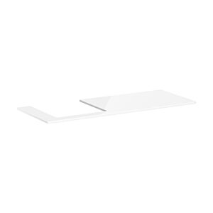 hansgrohe Xelu Q console 54097050 1360 x 550 mm, découpe à gauche, 540 x 480 mm, blanc brillant