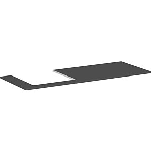 hansgrohe Xelu Q console 54097910 1360 x 550 mm, découpe à gauche, 540 x 480 mm, gris diamant mat