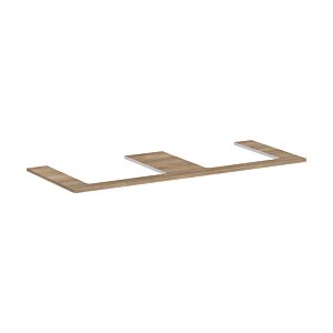hansgrohe Xelu Q Konsole 54099230 1360 x 550 mm, 2 Ausschnitte 500 x 480 mm, Eiche Natur