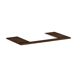 hansgrohe Xelu Q Konsole 54110630 980 x 550 mm, Ausschnitt 600 x 480 mm, Nussbaum dunkel