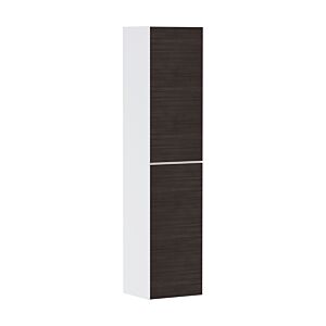 hansgrohe Xevolos E tall cabinet 54218730 400x360x1760mm, left, matt white, dark oak