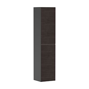 hansgrohe Xevolos E tall cabinet 54220730 400x360x1760mm, left, slate gray matt, dark oak