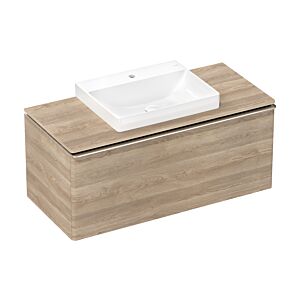 hansgrohe Xelu Q meuble sous-vasque 54064000 1180x485x550mm, tiroir, chêne naturel, chromé