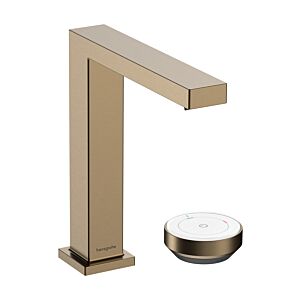 hansgrohe Tecturis E 2 trous mitigeur lavabo 73053140 avec garniture de vidage , CoolStart, bronze brossé