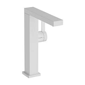 hansgrohe Tecturis E mitigeur lavabo 73063700 projection 157mm, avec garniture de vidange push-open , blanc mat