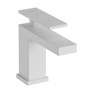 hansgrohe Tecturis E robinet à colonne 73013700 saillie 122mm, avec poignée à levier, blanc mat
