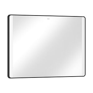 hansgrohe Xarita Lite Q Spiegel 54964670 mit seitlicher LED-Beleuchtung, mattschwarz, B 1000 x H 700 x T 30 mm, 14 W