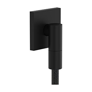 hansgrohe FixFit Fine E wall outlet 28883670 with non-return valve, E, square, matt black